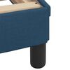 vidaXL Bed met matras "Hanko" stof blauw 90x190 cm