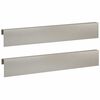 vidaXL Afdekprofiel voor tuinafboording 2 st 100 x 5 x 15 cm