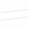 vidaXL Wandschappen 2 st 115x9x3 cm hoogglans wit