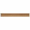 vidaXL Wandplank met plank 4 pcs Bruin 80 x 9 x 3 cm Bewerkt hout