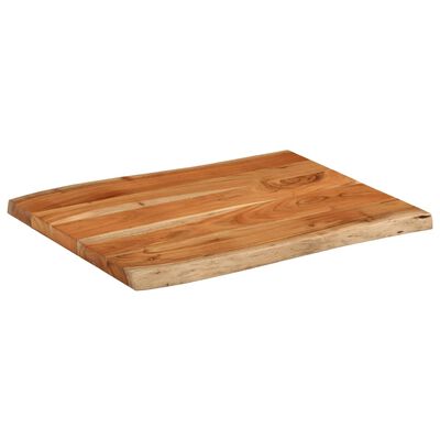 vidaXL Tafelblad rechthoekig natuurlijke rand 90x60x3,8 cm acaciahout