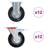 vidaXL 24 st Wielen 125 mm
