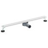 vidaXL 360&deg; Doucheafvoer Met Slank Model zilver 80 cm