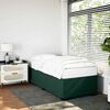 vidaXL Bedframe zonder matras 90x190 cm fluweel donkergroen