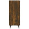 vidaXL Dressoir 70x34x90 cm bewerkt hout gerookt eikenkleurig
