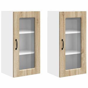 vidaXL Vaatwasserpaneel Kalmar 2 pcs Sonoma Eiken 40 x 31 x 80 cm