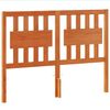 vidaXL Hoofdbord 135 cm massief grenenhout wasbruin