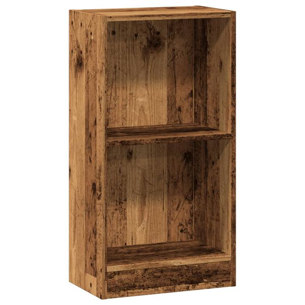 vidaXL Boekenkast 40x24x76 cm bewerkt hout oud houtkleurig
