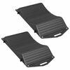 vidaXL Bandenbesparende 2 st Zwart 44 x 20 x 4 cm PP