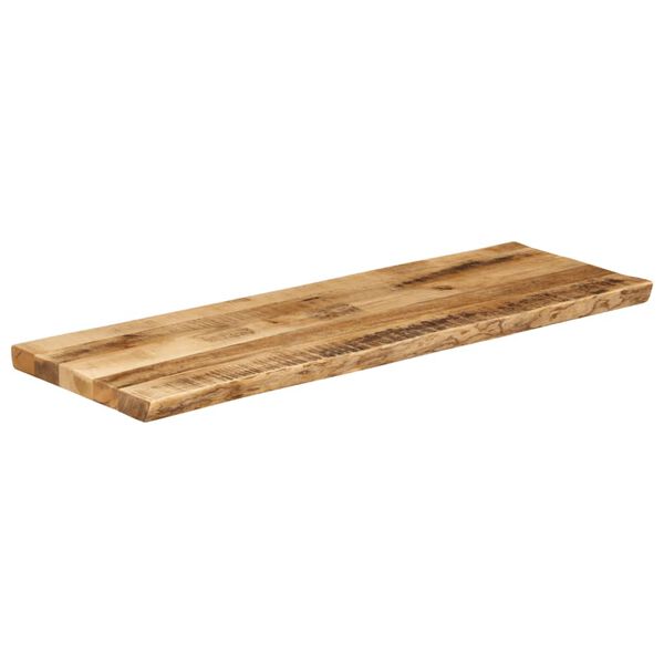 vidaXL Tafelblad met natuurlijke rand 120x40x3,8 cm massief mangohout