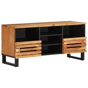 vidaXL Tv-meubel 100x34x46 cm massief acaciahout