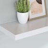 vidaXL Wandschappen zwevend 4 st 90x23,5x3,8 cm MDF wit