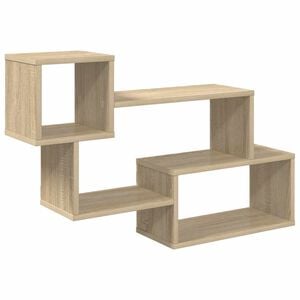 vidaXL Drijvende plank Muurmontage Bruin 87 x 20 x 55 cm Bewerkt hout