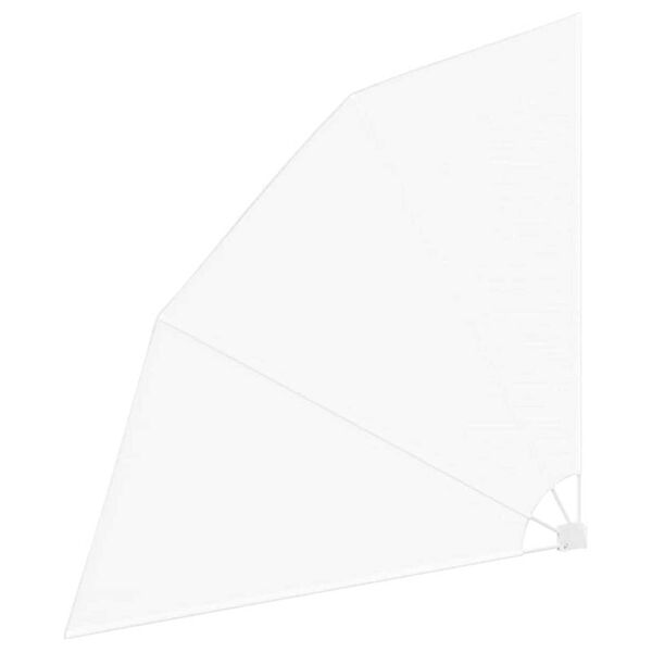 vidaXL Balkon Privacy Scherm Wit 210 x 210 cm Stof