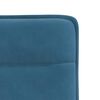 vidaXL Eetkamerstoelen 6 st fluweel blauw