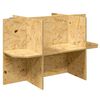 vidaXL Terrariumbasis Bruin 80 x 50 x 50 cm OSB