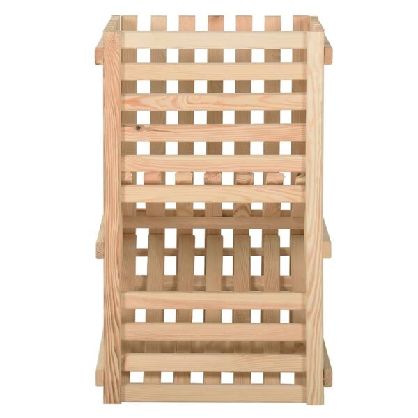 vidaXL Aardappelkist 50x50x80 cm massief grenenhout