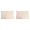 vidaXL Hoofdkussen 2 st 70 x 90 cm Alle seizoenen Kapokvezel Beige