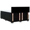 vidaXL Boxspring met matras fluweel zwart 160x200 cm