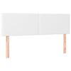 vidaXL Boxspring met matras kunstleer wit 140x200 cm