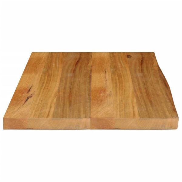 vidaXL Tafelblad met natuurlijke rand 70x60x2,5 cm massief mangohout