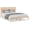 vidaXL Bedframe extra lang zonder matras massief hout 140x210 cm
