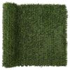 vidaXL Kunstmatige omheining Lichtgroen 1 x 6 m PVC en staal