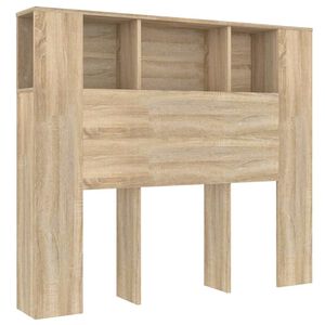 vidaXL Hoofdbordkast 120x18,5x102,5 cm sonoma eikenkleurig