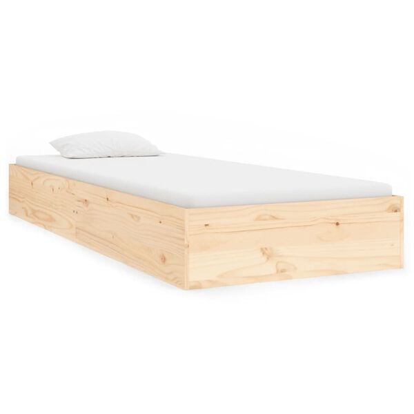 vidaXL Bedframe massief hout 90x190 cm