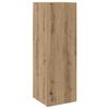 vidaXL Tv-meubelset Wandgemonteerd 7 pcs Artisan Eiken Bewerkt hout