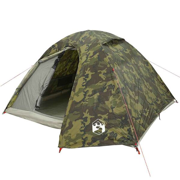 vidaXL Koepeltent 3-persoons waterdicht camouflage