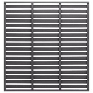 vidaXL Schuttingpaneel 180x180 cm HKC grijs