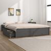 vidaXL Bedframe met lades grijs 160x200 cm