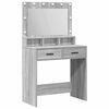vidaXL Plafondtafel Grijs Sonoma 79 x 41 x 135 cm Bewerkt hout