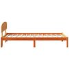 vidaXL Bedframe met hoofdeinde Wasbruin 80 x 200 cm Massief grenenhout