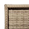 vidaXL Tuinkast 55x59x80 cm poly rattan beige
