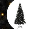 vidaXL Kerstboom Zwart 240 cm PVC