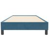 vidaXL Boxspring zonder matras fluweel donkerblauw 90x220 cm