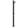 vidaXL Buitenzonne-douche 20 l PVC en Aluminium Zwart