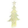 vidaXL Kerstboom 240 LED's Warmwit 181 cm PET