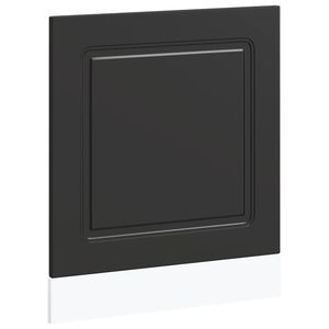 vidaXL Vaatwaspaneel Kalmar 60x1,5x57 cm bewerkt hout zwart