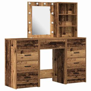 vidaXL Plafondtafel 3 st Bruin 40 x 41 x 135 cm Bewerkt hout