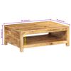 vidaXL Salontafel 80x55x30 cm massief mangohout