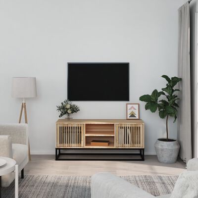 vidaXL Tv-meubel 105x30x45 cm bewerkt hout en ijzer