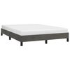 vidaXL Bedframe zonder matras 140x200 cm fluweel donkergrijs