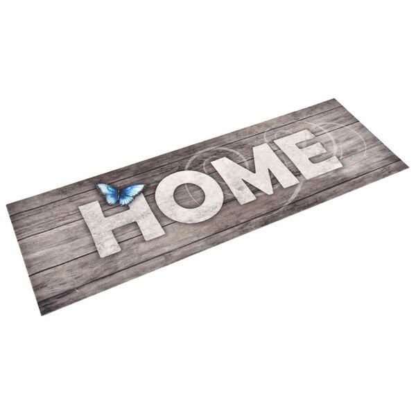vidaXL Keukenmat wasbaar Home 60x180 cm