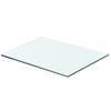 vidaXL Wandschap transparant 40x25 cm glas