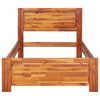 vidaXL Bedframe massief acaciahout 100x200 cm