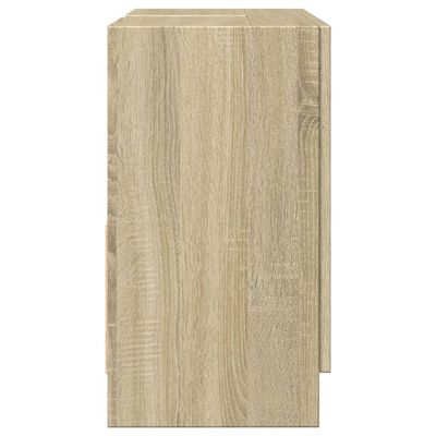 vidaXL Wastafelkast 63x30x54 cm bewerkt hout sonoma eikenkleurig