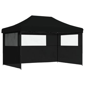 vidaXL Partytent Zwart 292 x 440 x 315 cm Oxford Stof